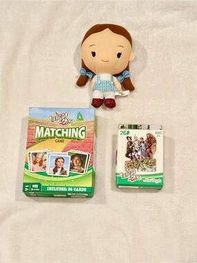 The Wizard of Oz Fan Bundle: doll, Matching Game and puzzle
